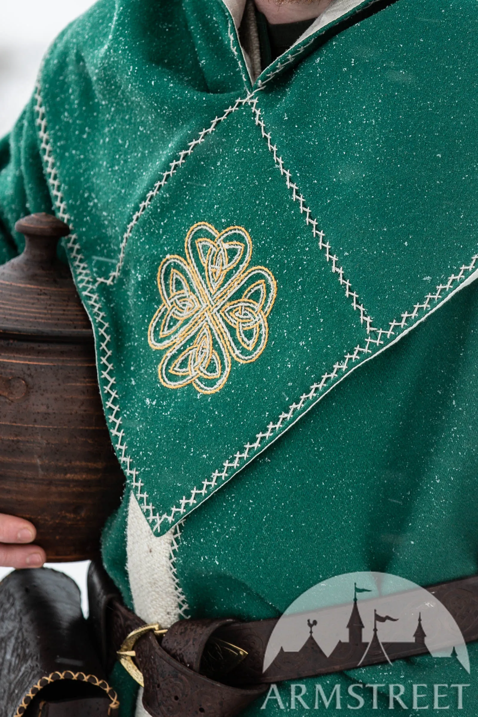 Clover Hood with Leprechaun Theme