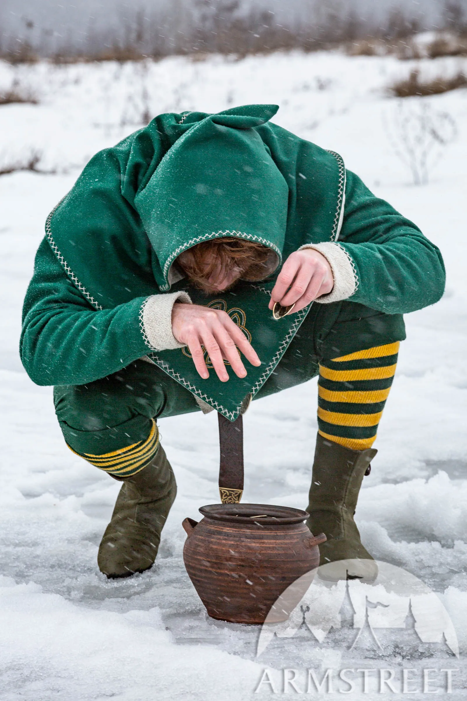 Clover Hood with Leprechaun Theme