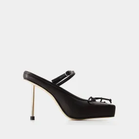 Les Chaussures Ballet Pumps - Jacquemus - Leather - Black