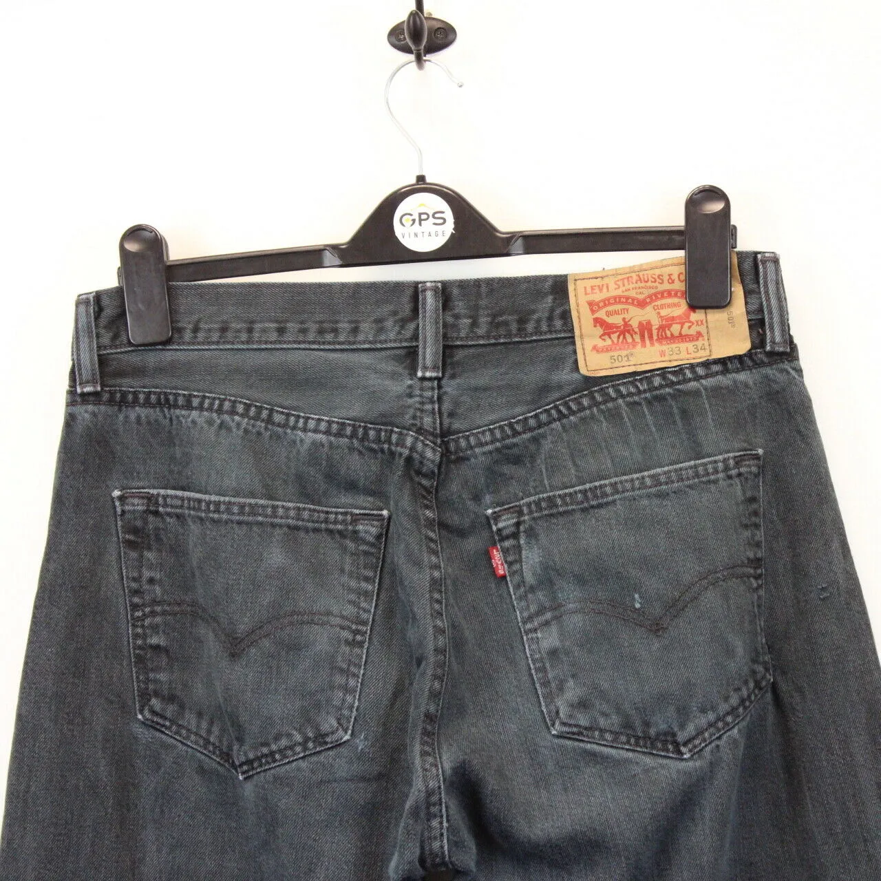 LEVIS 501 Jeans Black | W33 L30