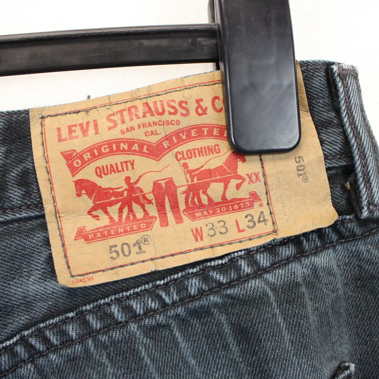 LEVIS 501 Jeans Black | W33 L30