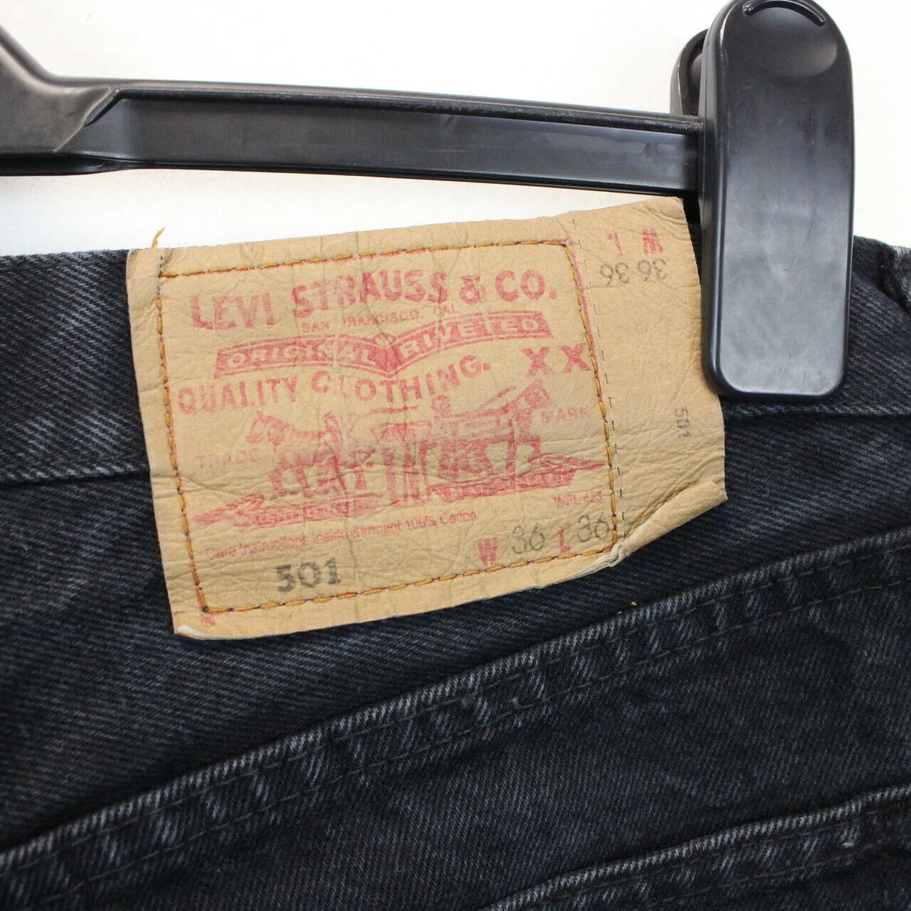 LEVIS 501 Jeans Black | W34 L34