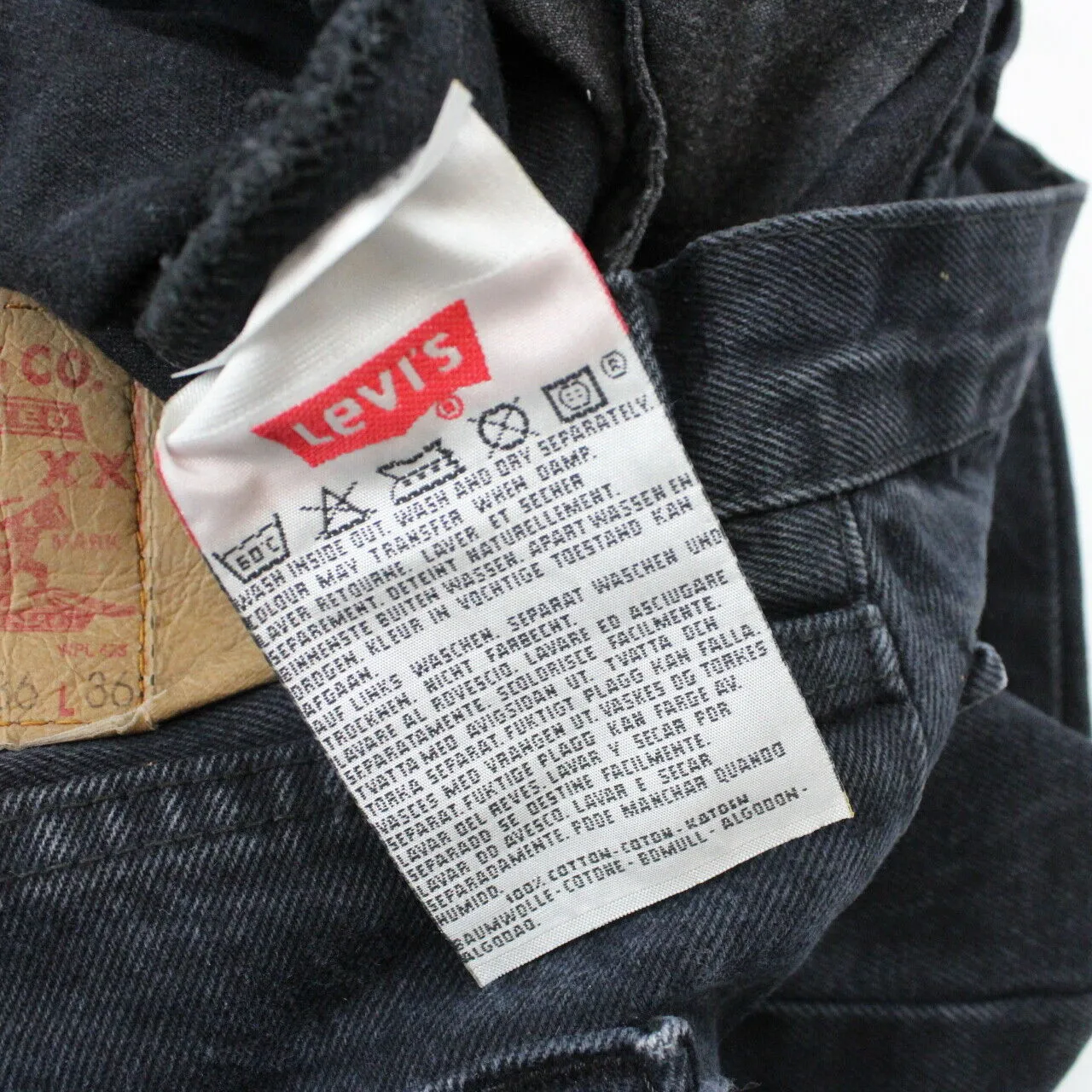 LEVIS 501 Jeans Black | W34 L34