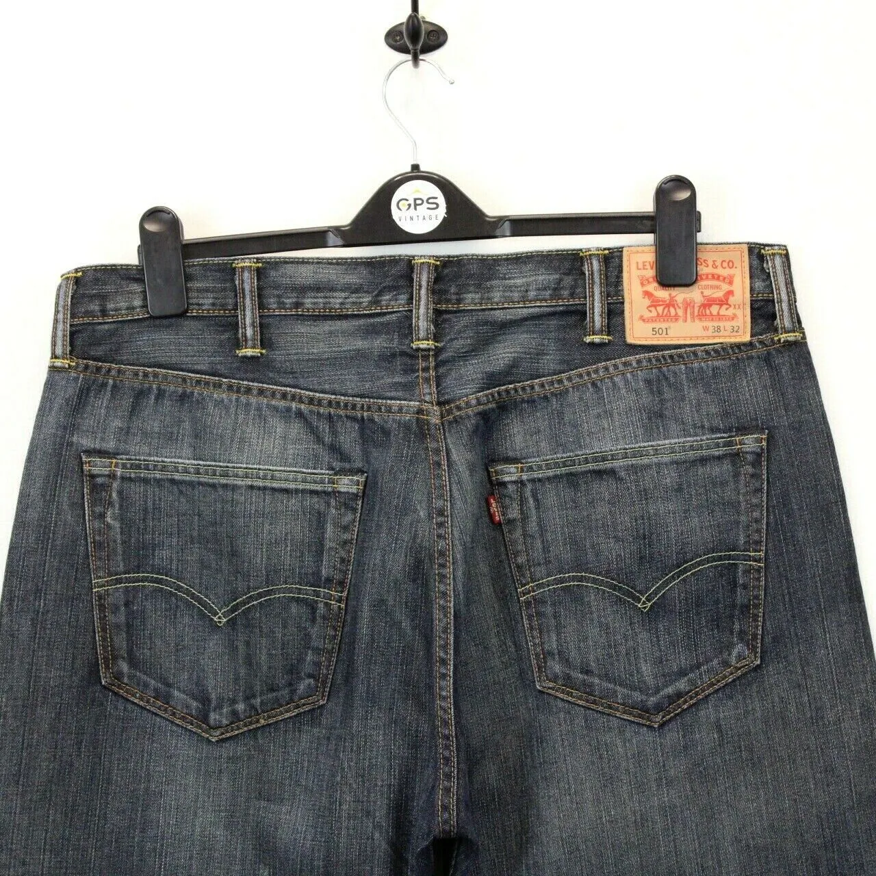 LEVIS 501 Jeans Dark Blue | W38 L32