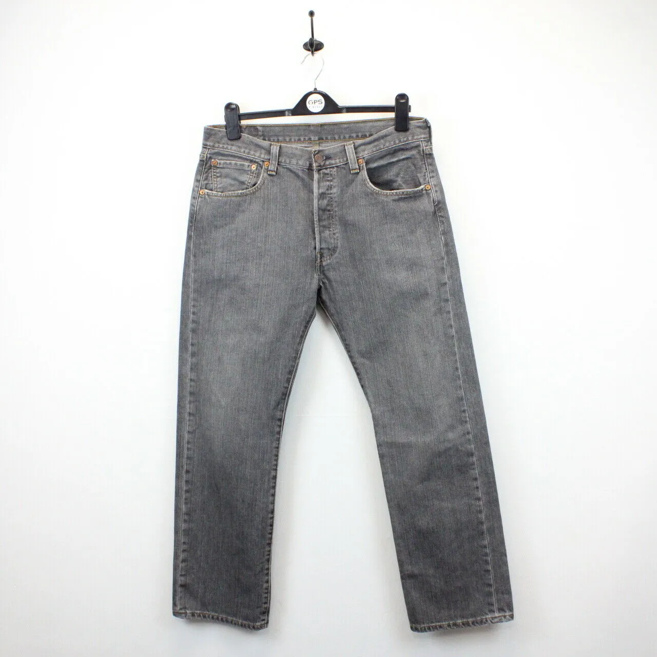 LEVIS 501 Jeans Grey Charcoal | W34 L30