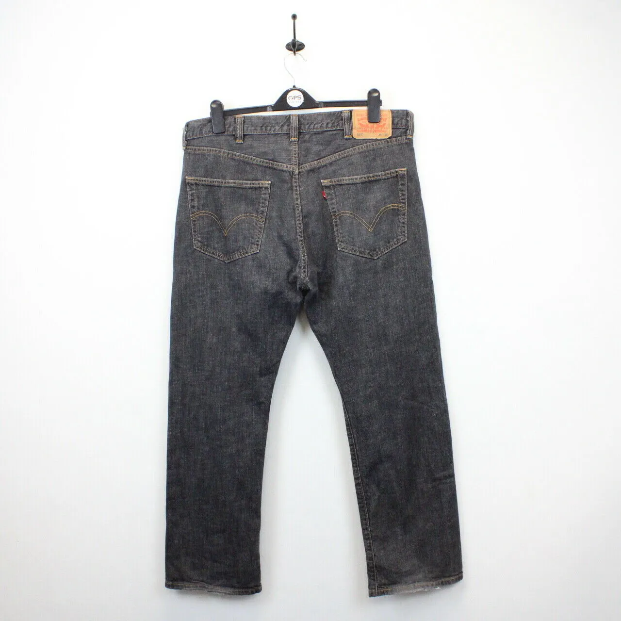 LEVIS 501 Jeans Grey Charcoal | W38 L30