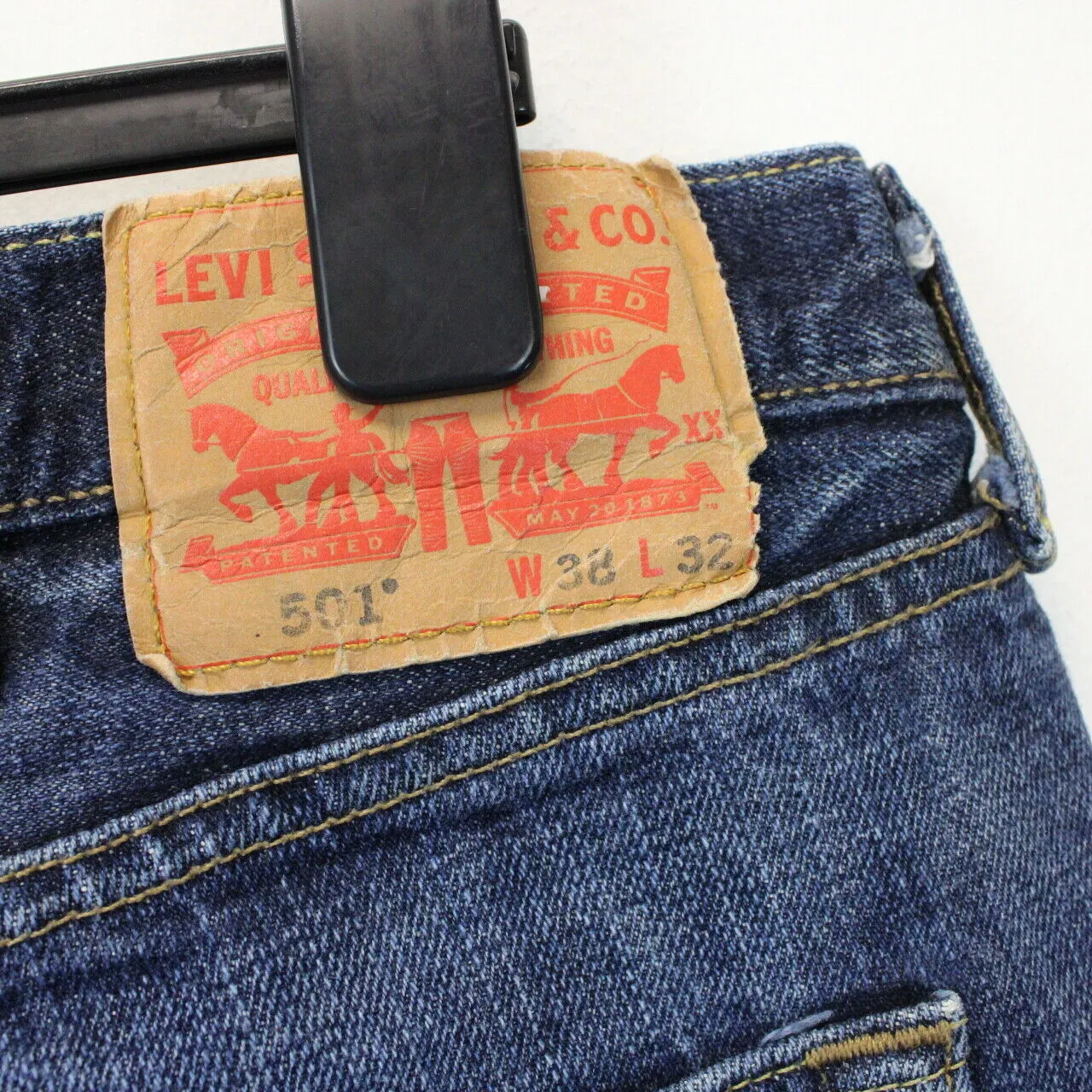 LEVIS 501 Jeans Mid Blue | W38 L28