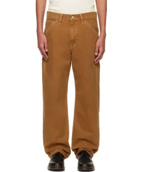 Levi's Tan 568 Loose Straight Carpenter Trousers