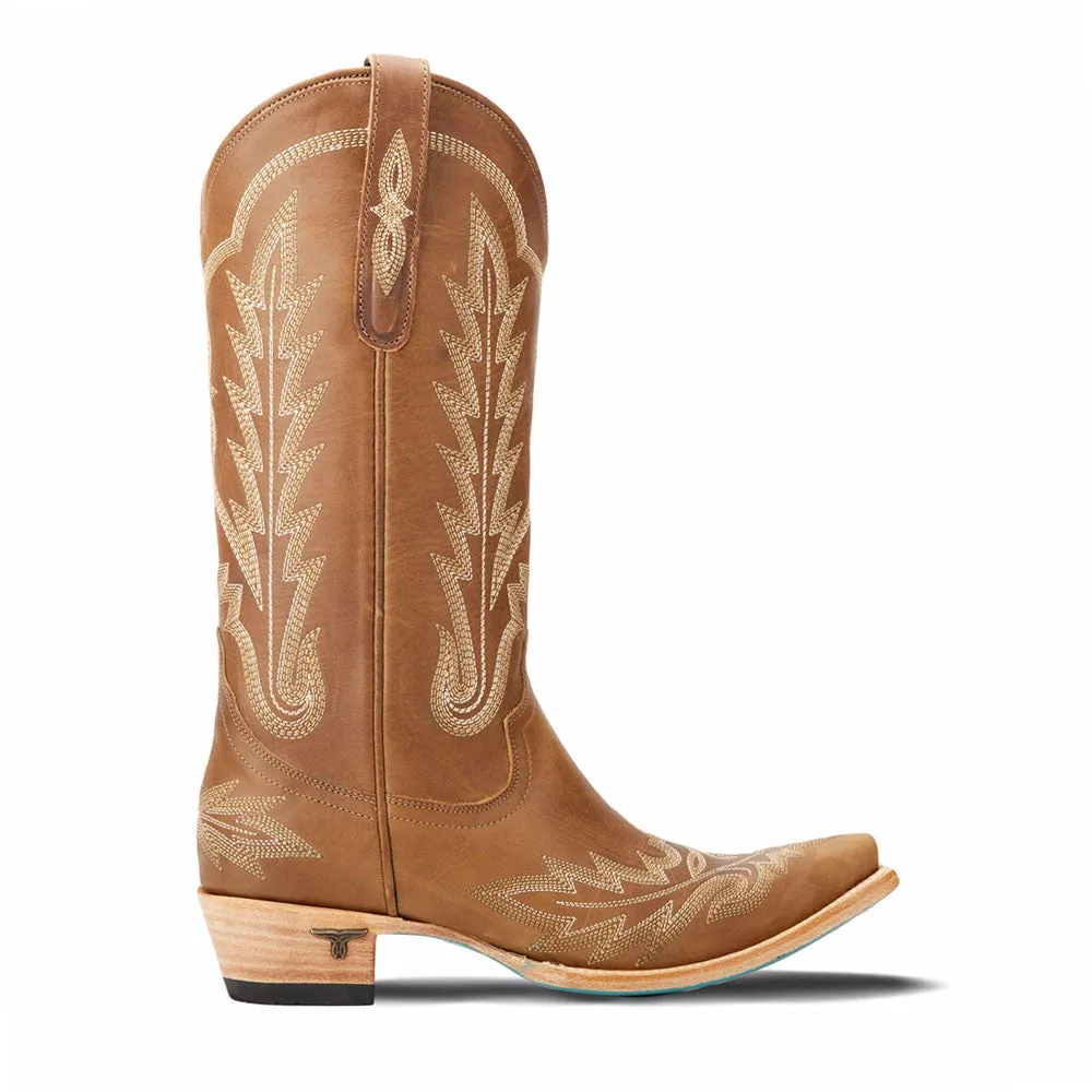 Lexington Embroidered Snip Toe Cowboy Boots