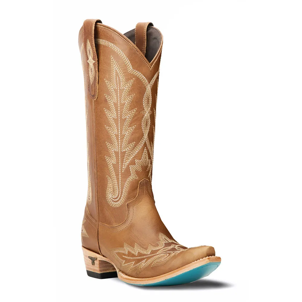 Lexington Embroidered Snip Toe Cowboy Boots