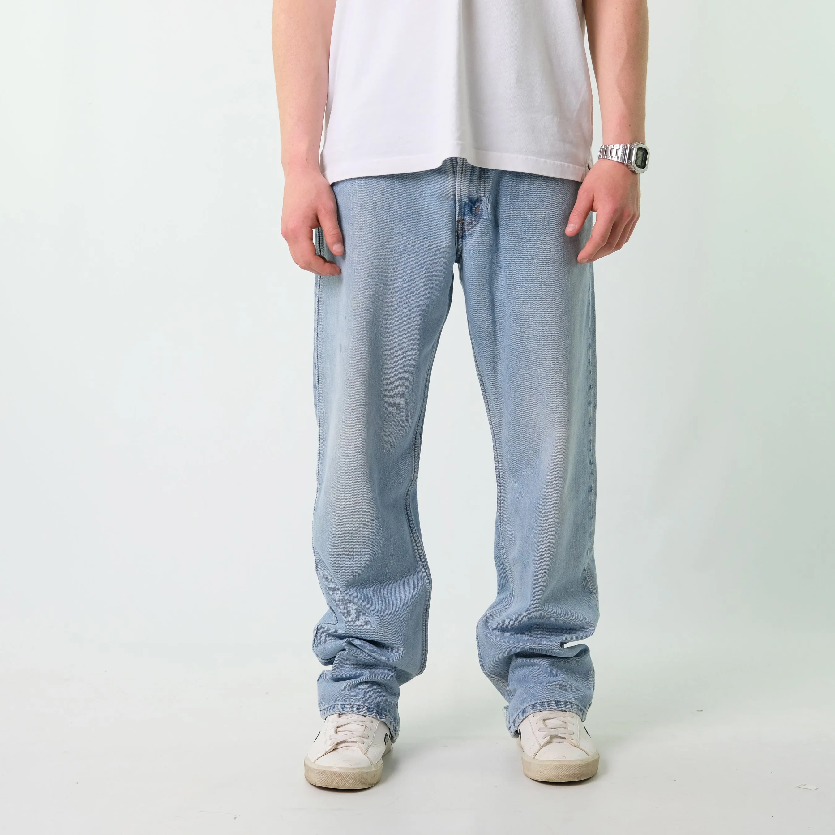 Light Blue y2ks Levi's 550 Denim Jeans Baggy Pants (34x34)