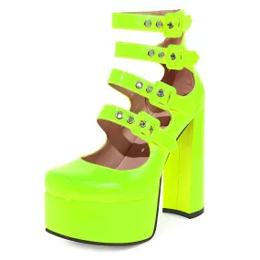 Green Designer Wedding Shoes