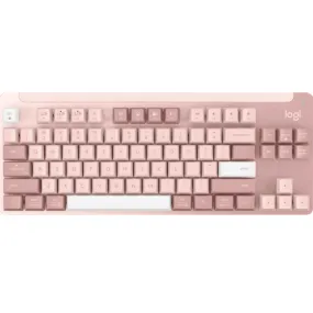 Logitech K855 Mechanical Key Wireless Keyboard TKL Rose Pink.