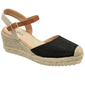 Lotus Bianka Womens Espadrille Wedges