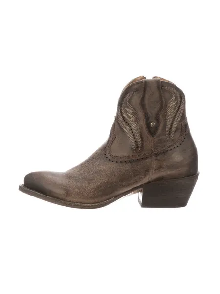 Lucchese Women's Distressed Brown Sabine Bootie M6039