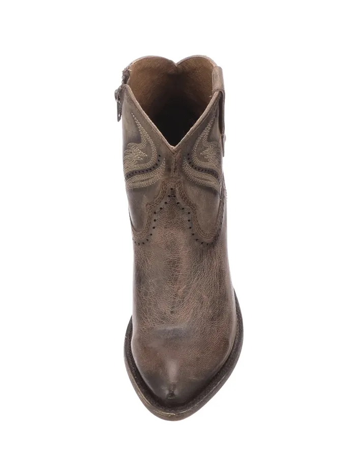 Lucchese Women's Distressed Brown Sabine Bootie M6039