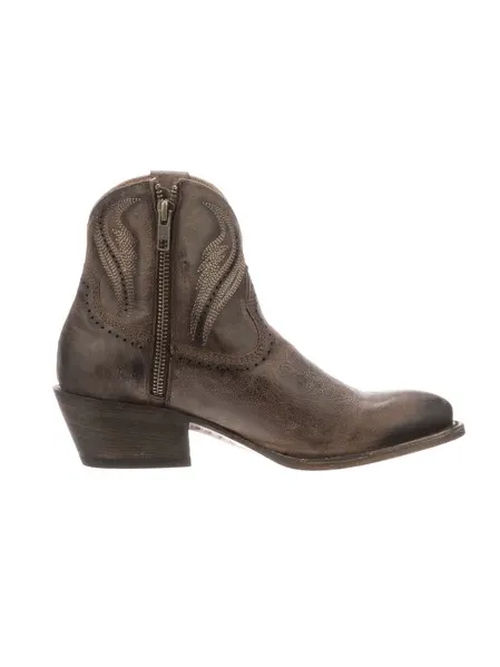 Lucchese Women's Distressed Brown Sabine Bootie M6039