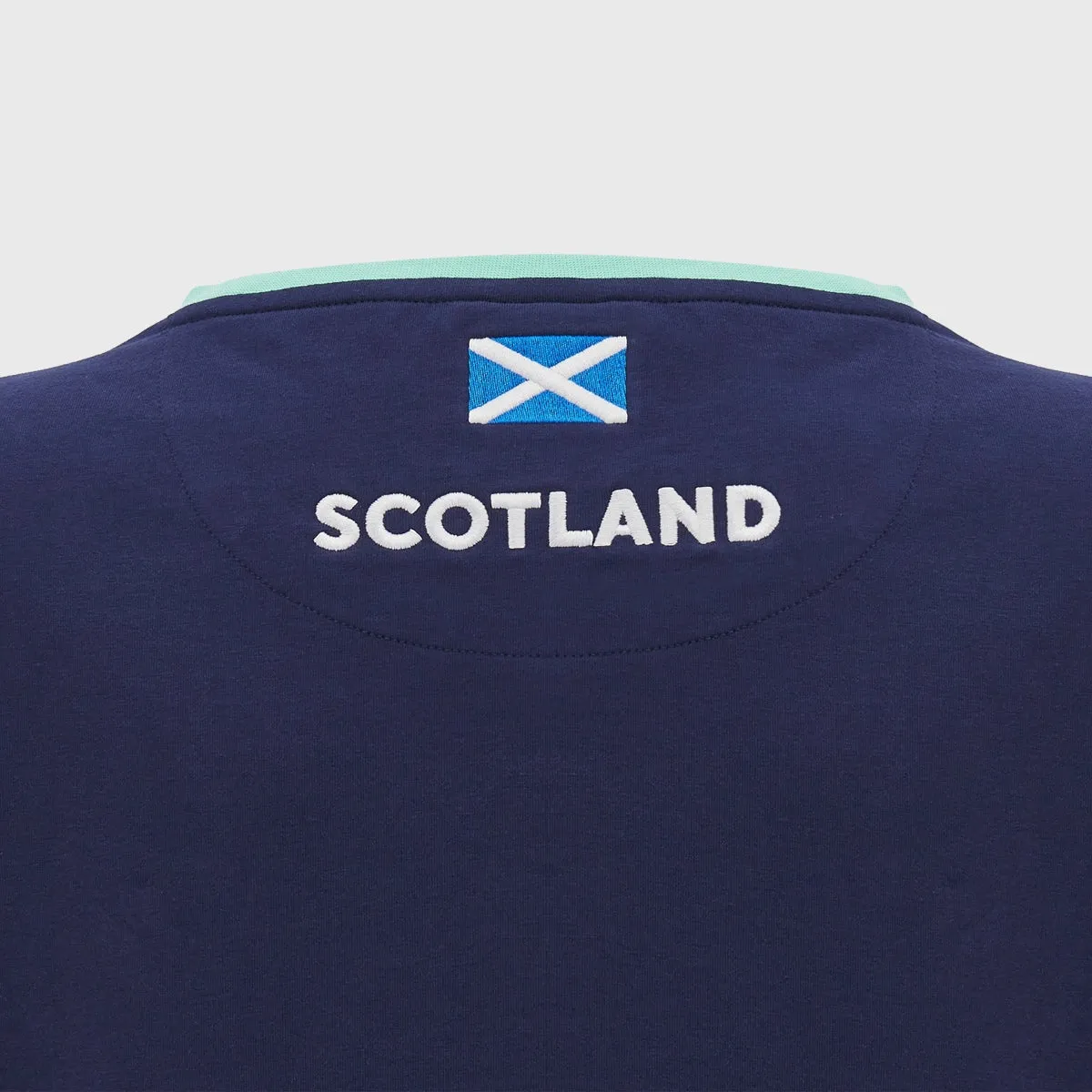 Macron Scotland Rugby Women's Cotton Tee Navy