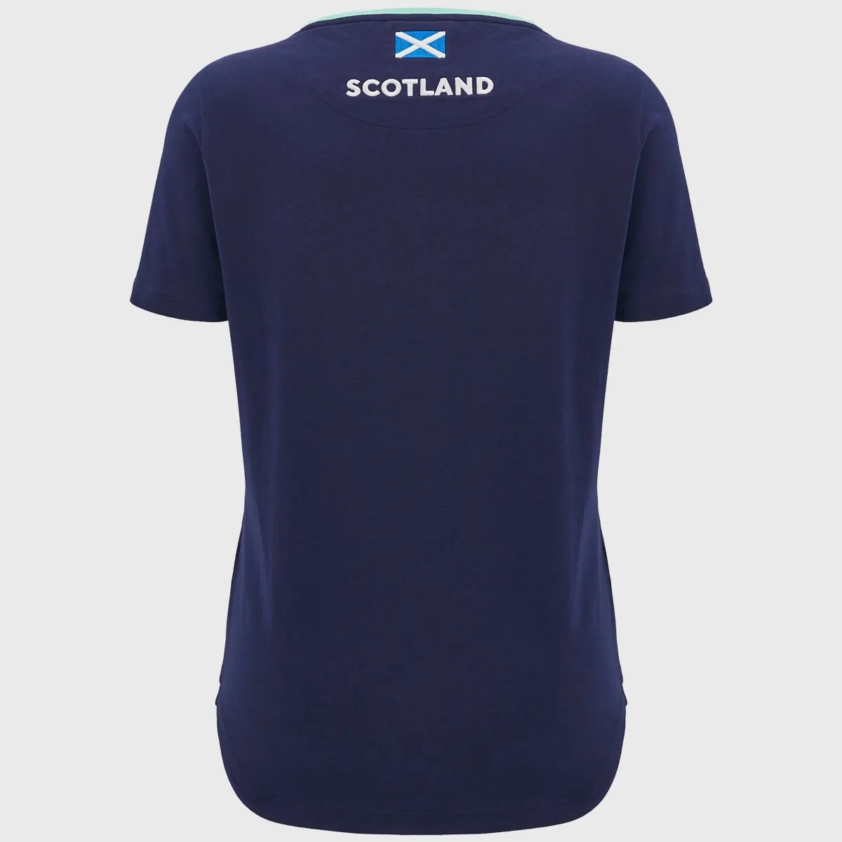 Macron Scotland Rugby Women's Cotton Tee Navy