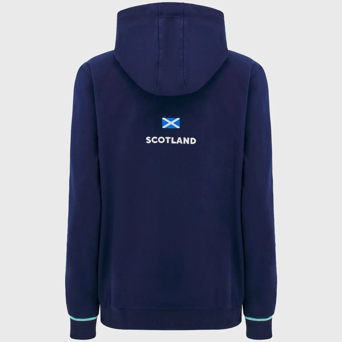 Macron Scotland Rugby Women's Full Zip Hoody Navy