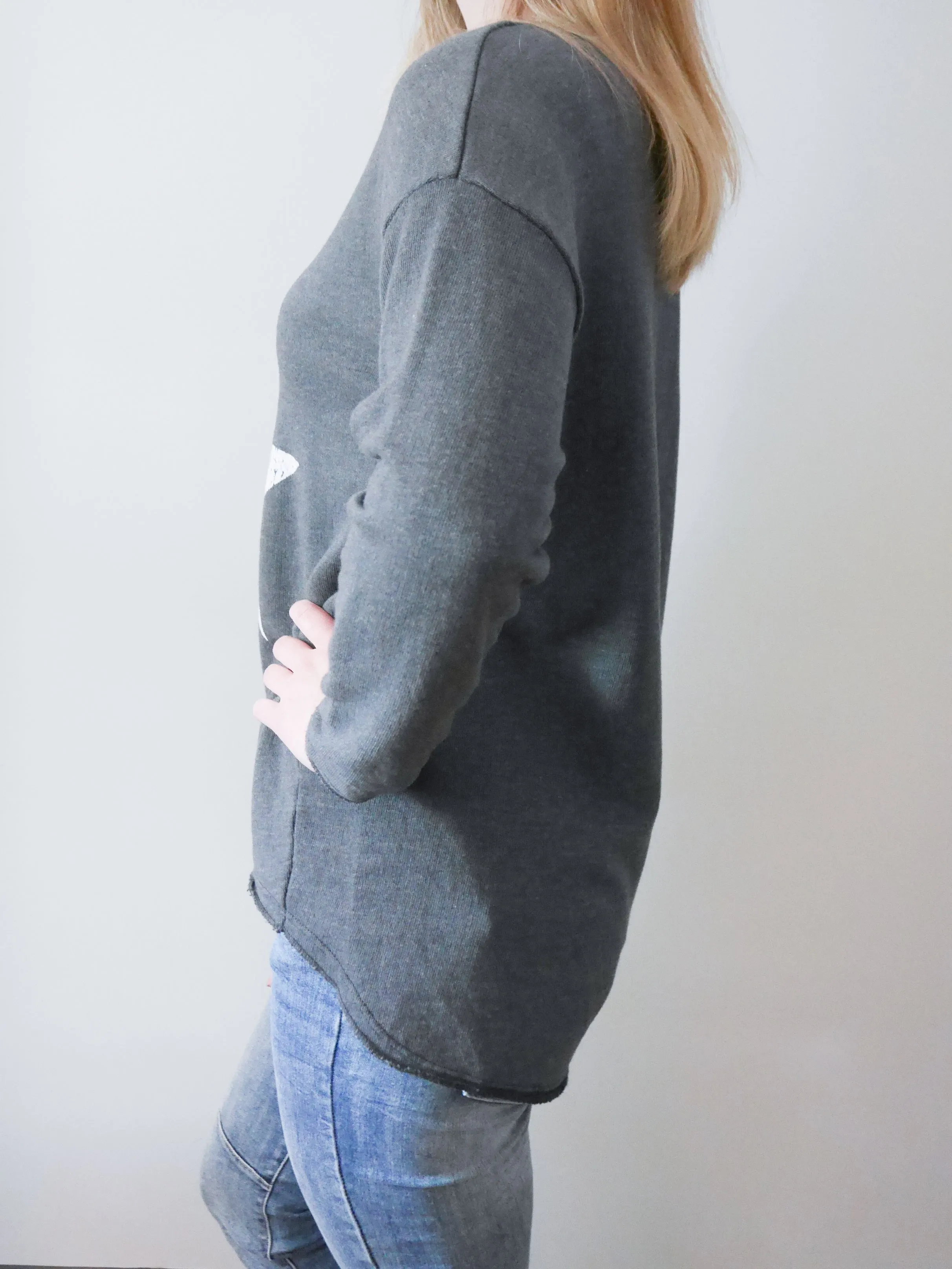 Maddison Sweatshirt Charcoal