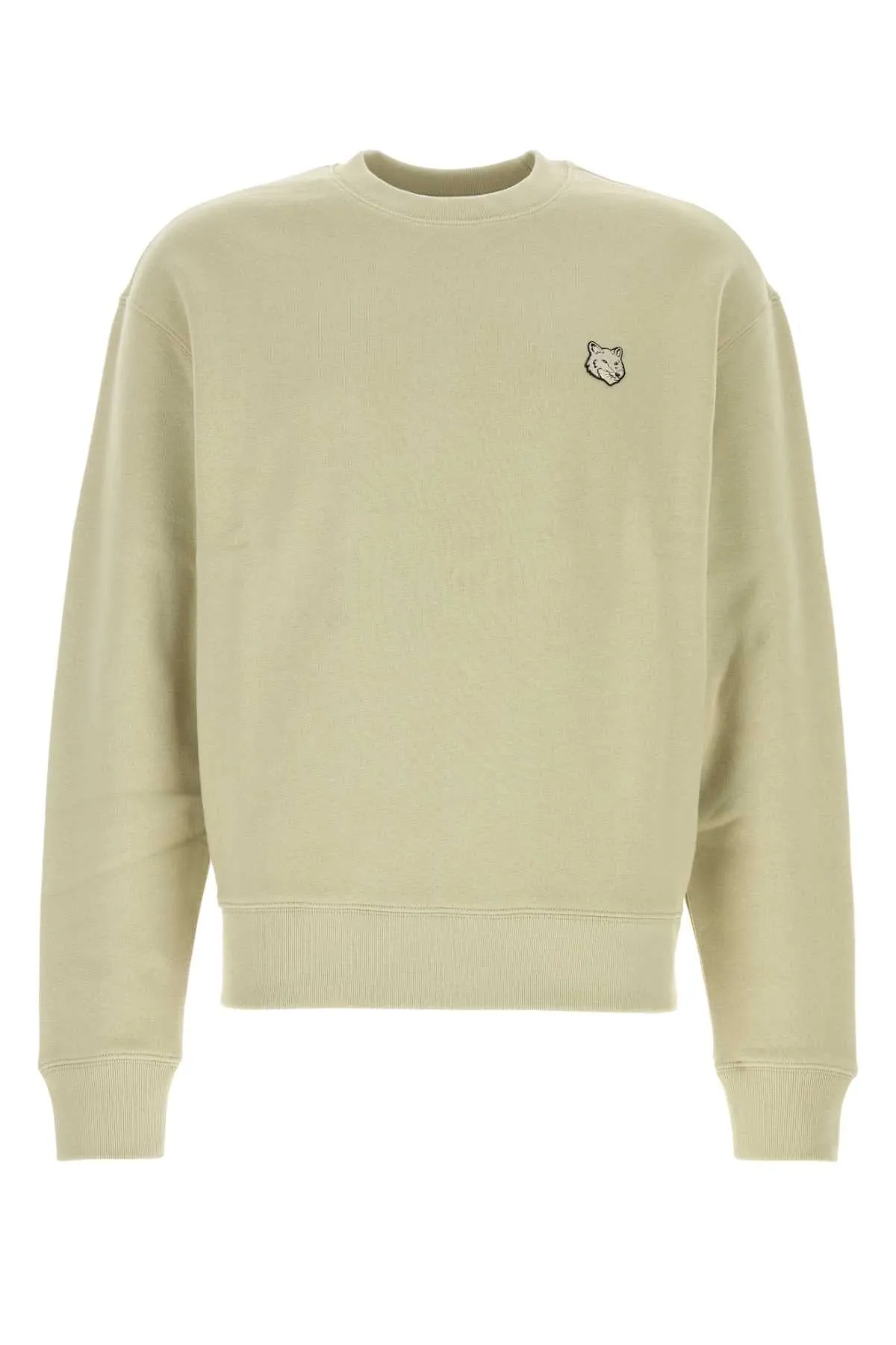 Maison Kitsune Light Green Cotton Sweatshirt