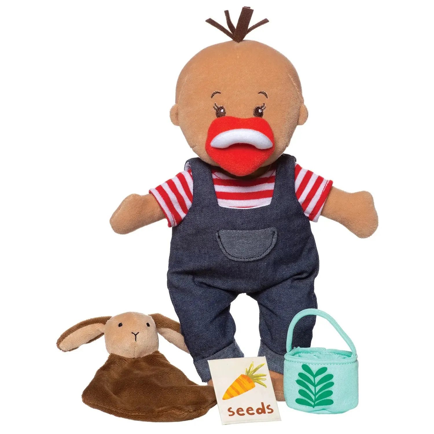 Manhattan Toy- Wee Baby Stella Beige Tiny Farmer Set