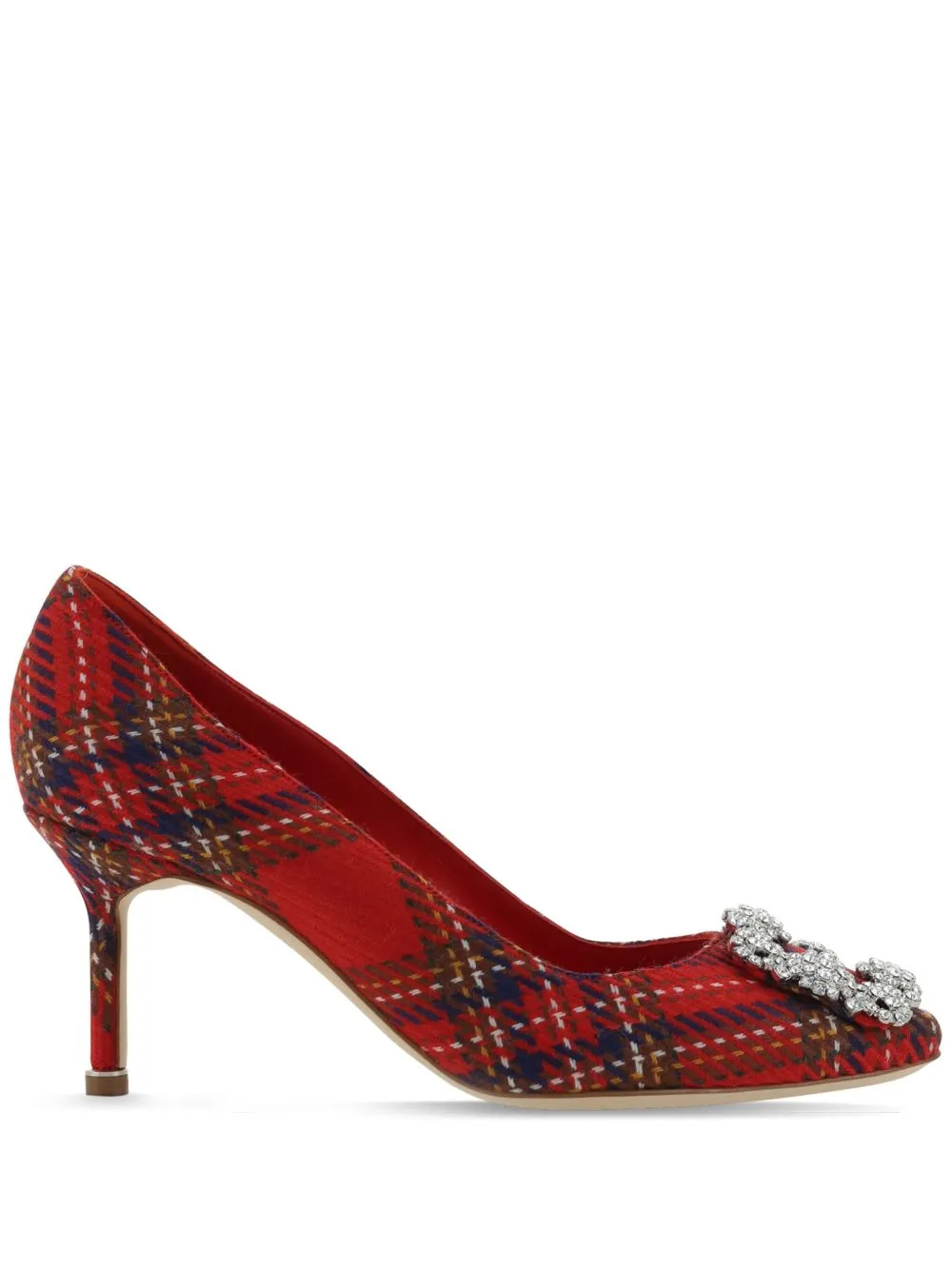 Manolo Blahnik 70mm Hangisi pumps - Red