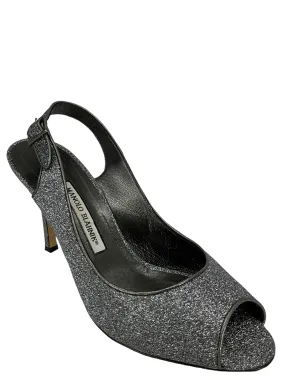 Manolo Blahnik Glitter Pumps 11