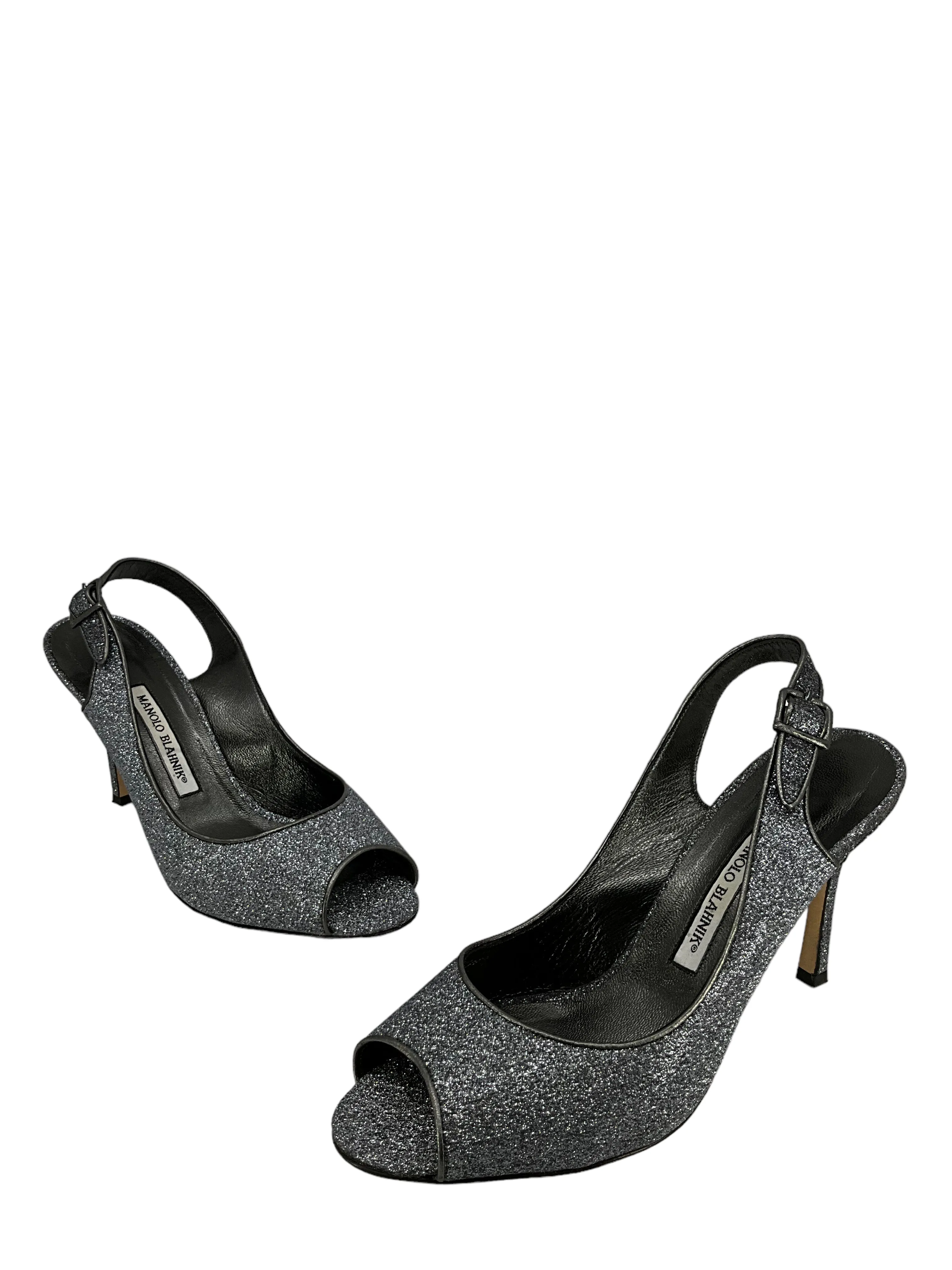 Manolo Blahnik Glitter Pumps 11