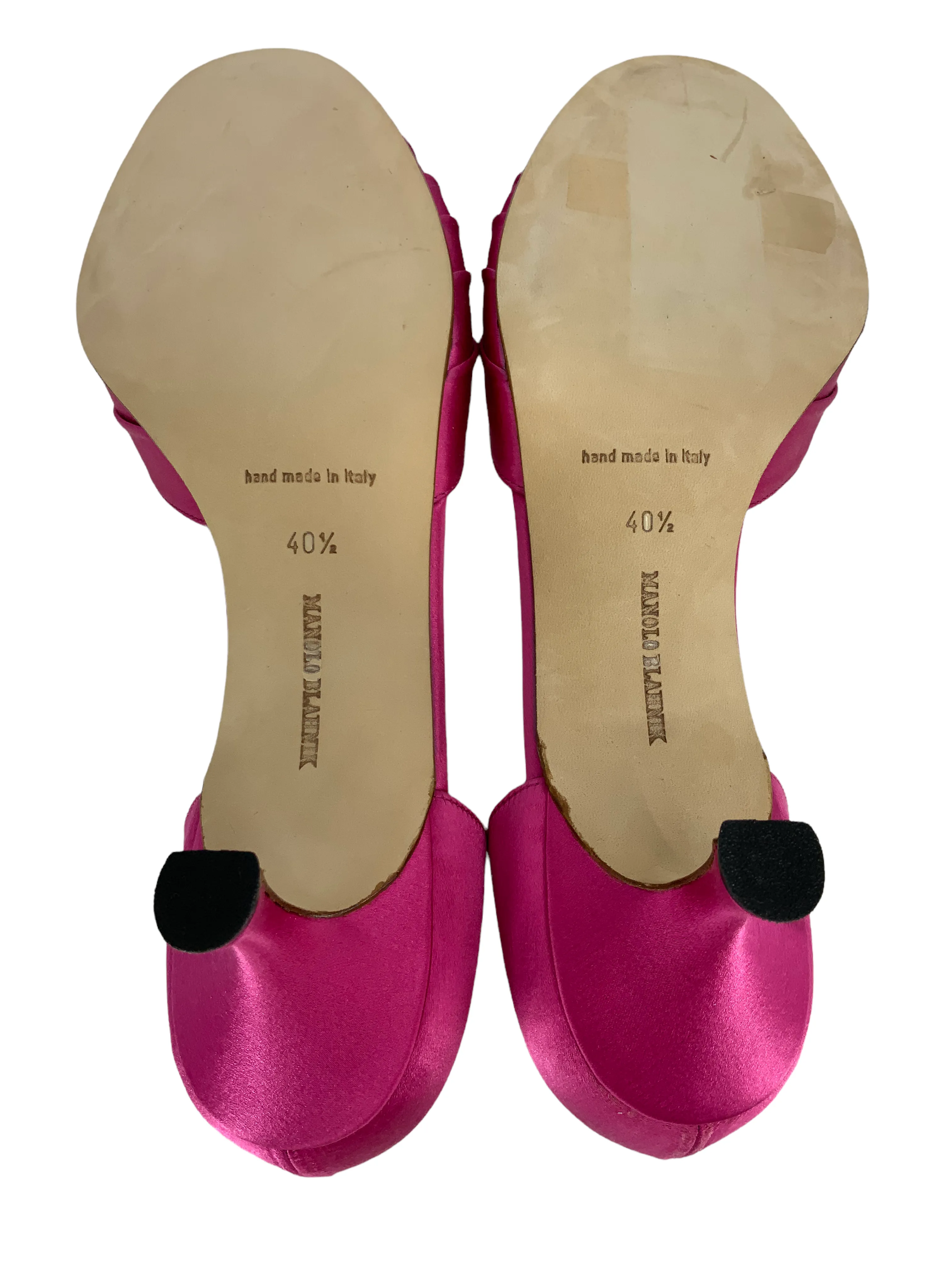 Manolo Blahnik Sedaraby Satin Pumps Size 10.5 - Shop Now!