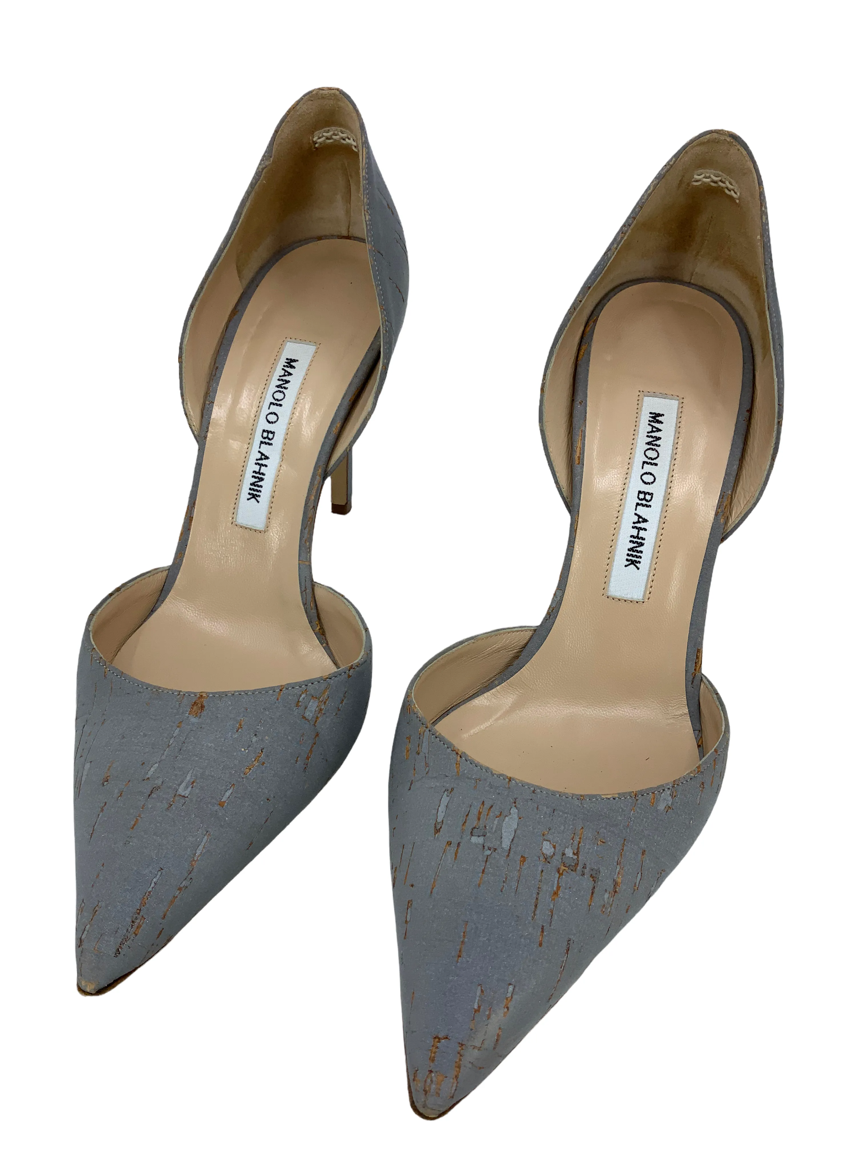 Manolo Blahnik Tayler Satin d'Orsay Pumps Size 9 - Best Deals Online