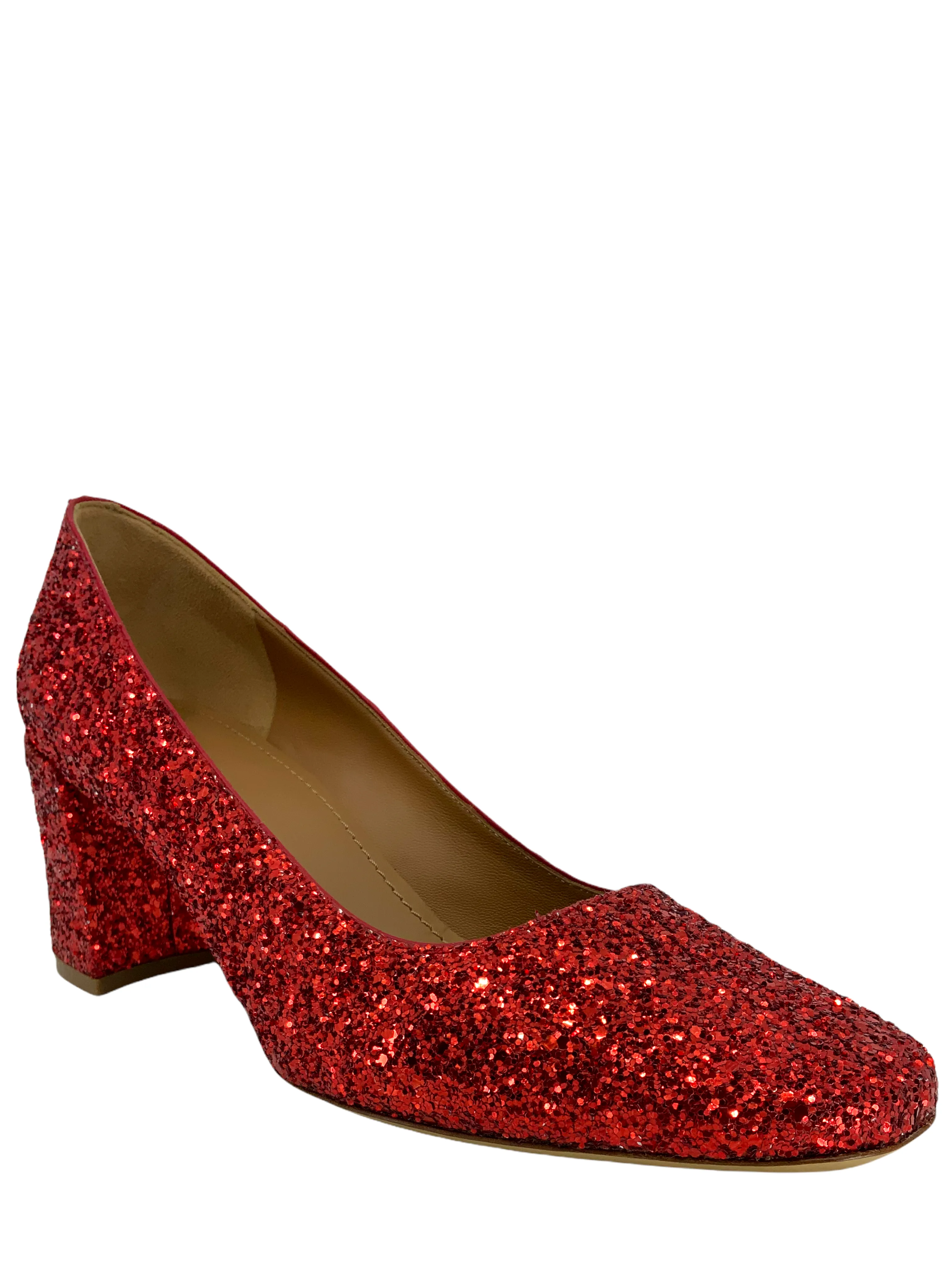 Mansur Gavriel Glitter Heel Pumps - Size 7.5