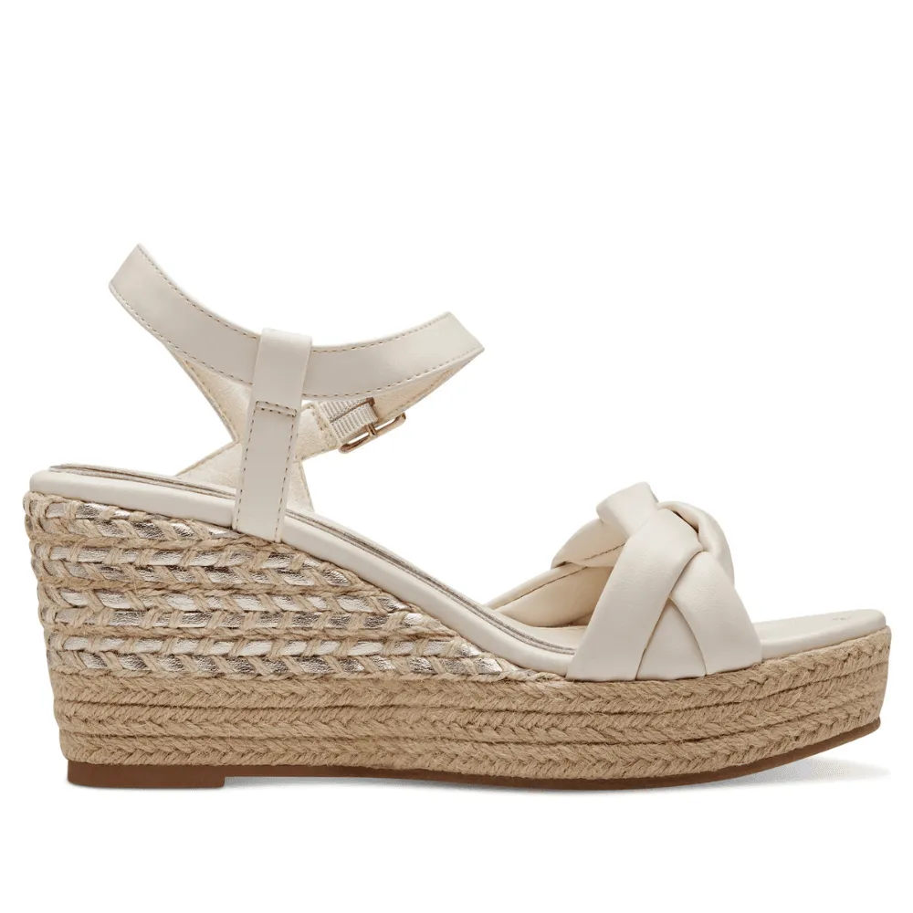 Cream Espadrille Wedges, Style 28353, by Marco Tozzi