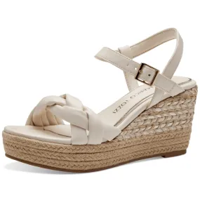 Cream Espadrille Wedges, Style 28353, by Marco Tozzi