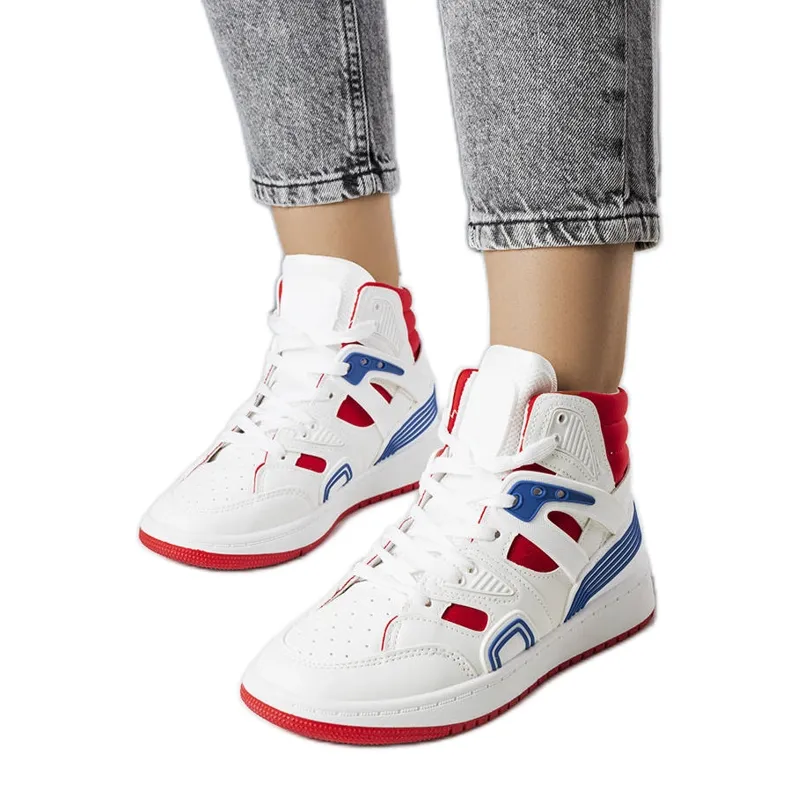 Marjorie white high top sneakers