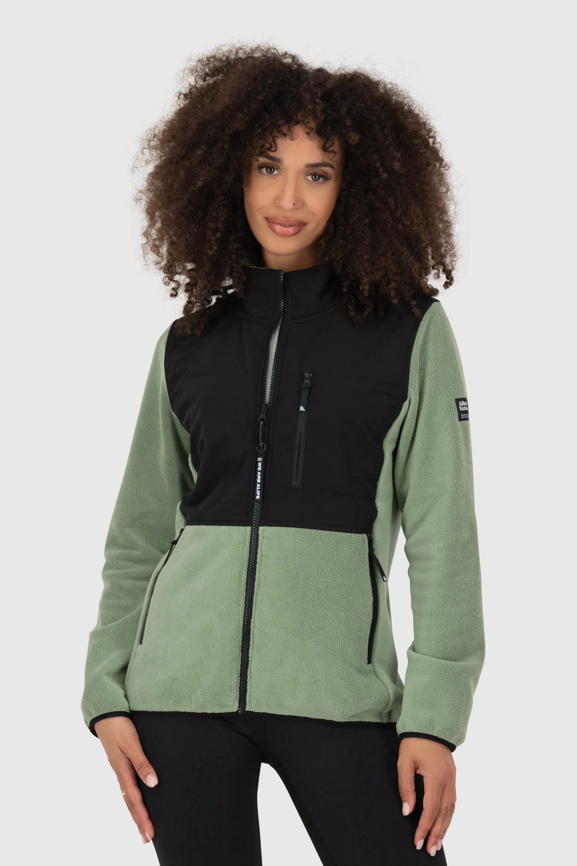 MaryelleAK F Fleece Sweat Jacket Grün