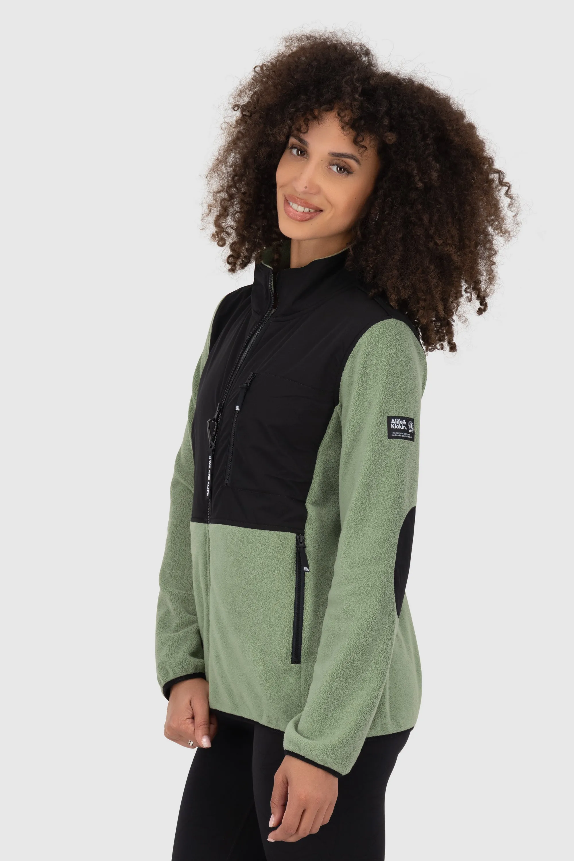 MaryelleAK F Fleece Sweat Jacket Grün