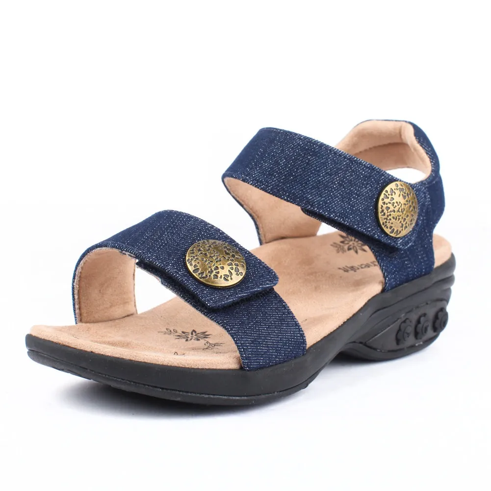 Women's Adjustable Denim Sandal - Melody