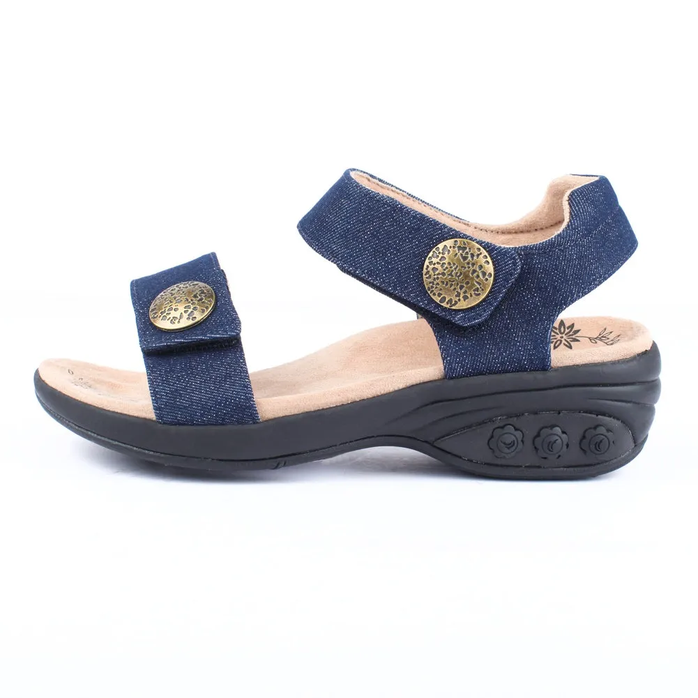 Women's Adjustable Denim Sandal - Melody