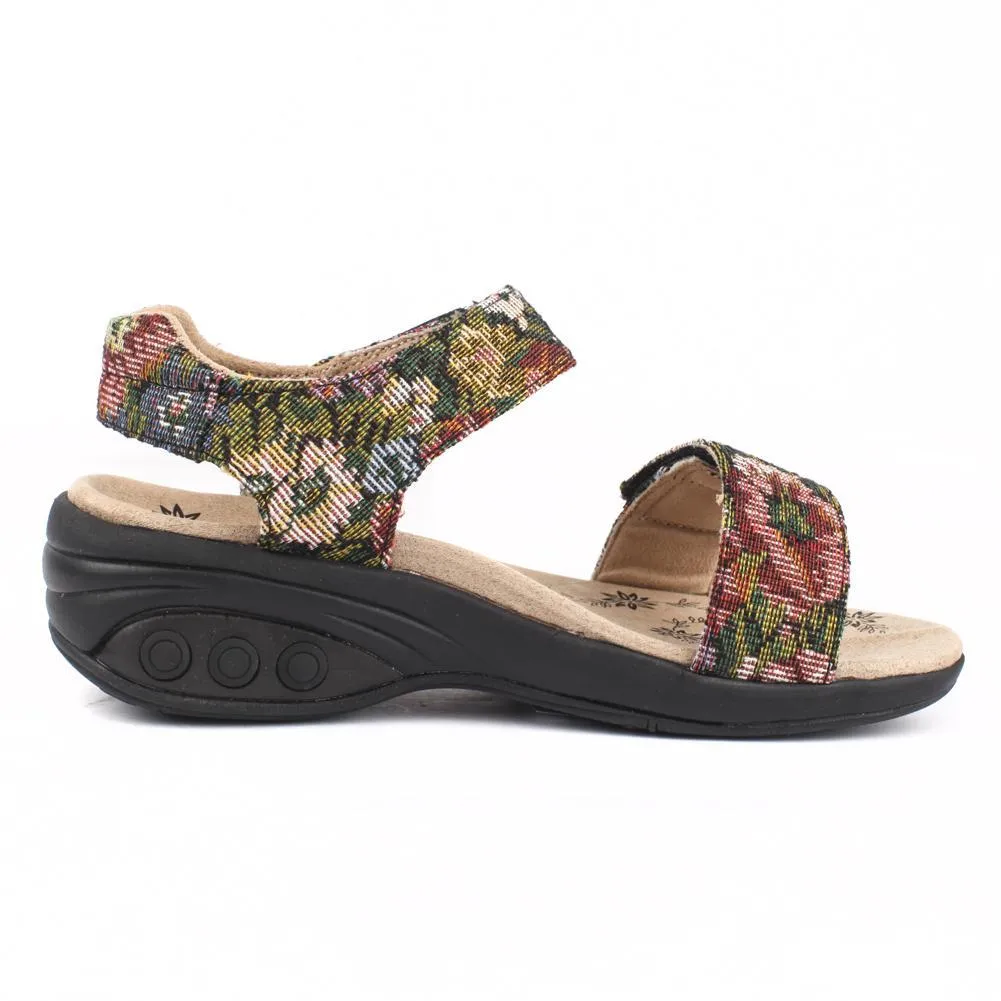 Women's Adjustable Denim Sandal - Melody