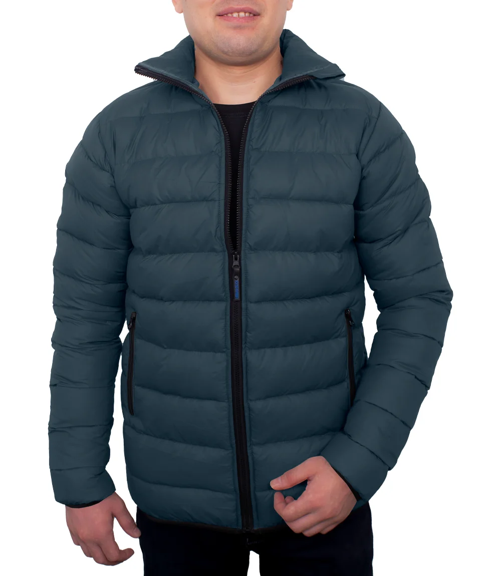 Men's Premium Navy Blue Puffer Jacket