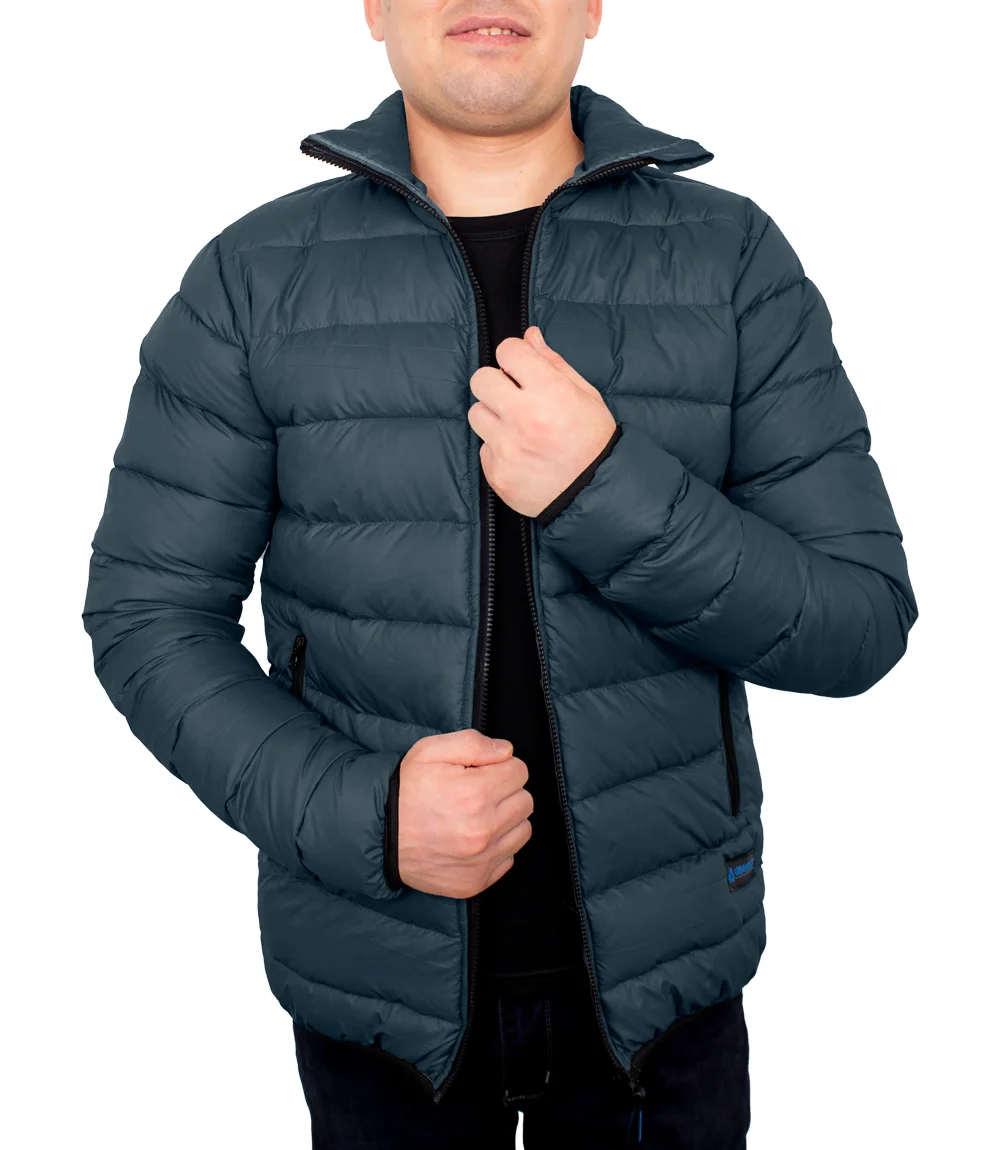 Men's Premium Navy Blue Puffer Jacket