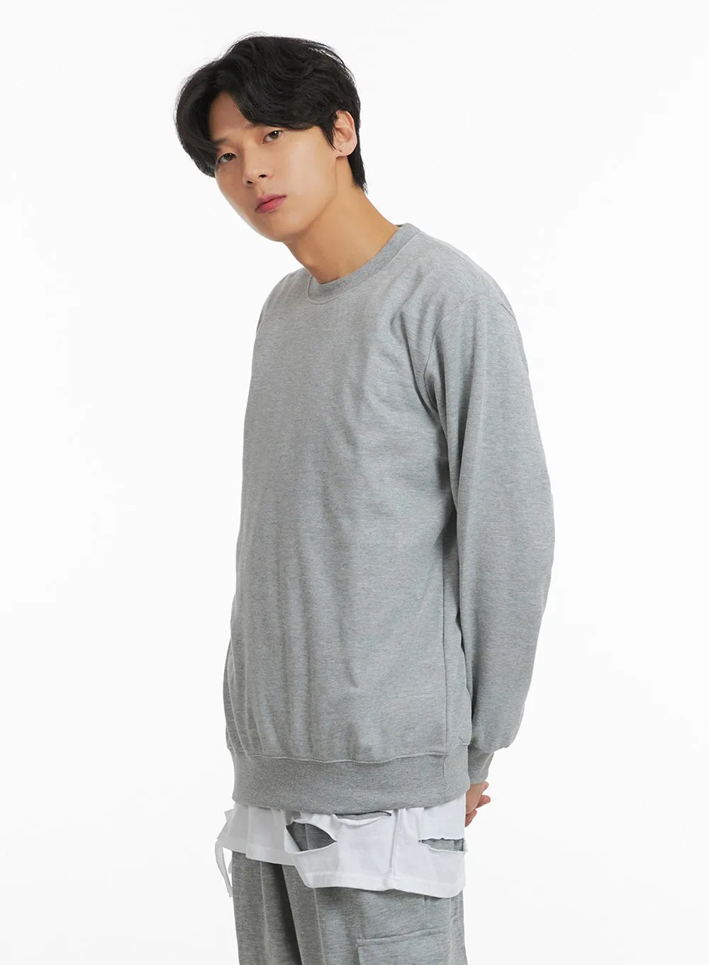 Basic Cotton Men's Sweatshirt IA401