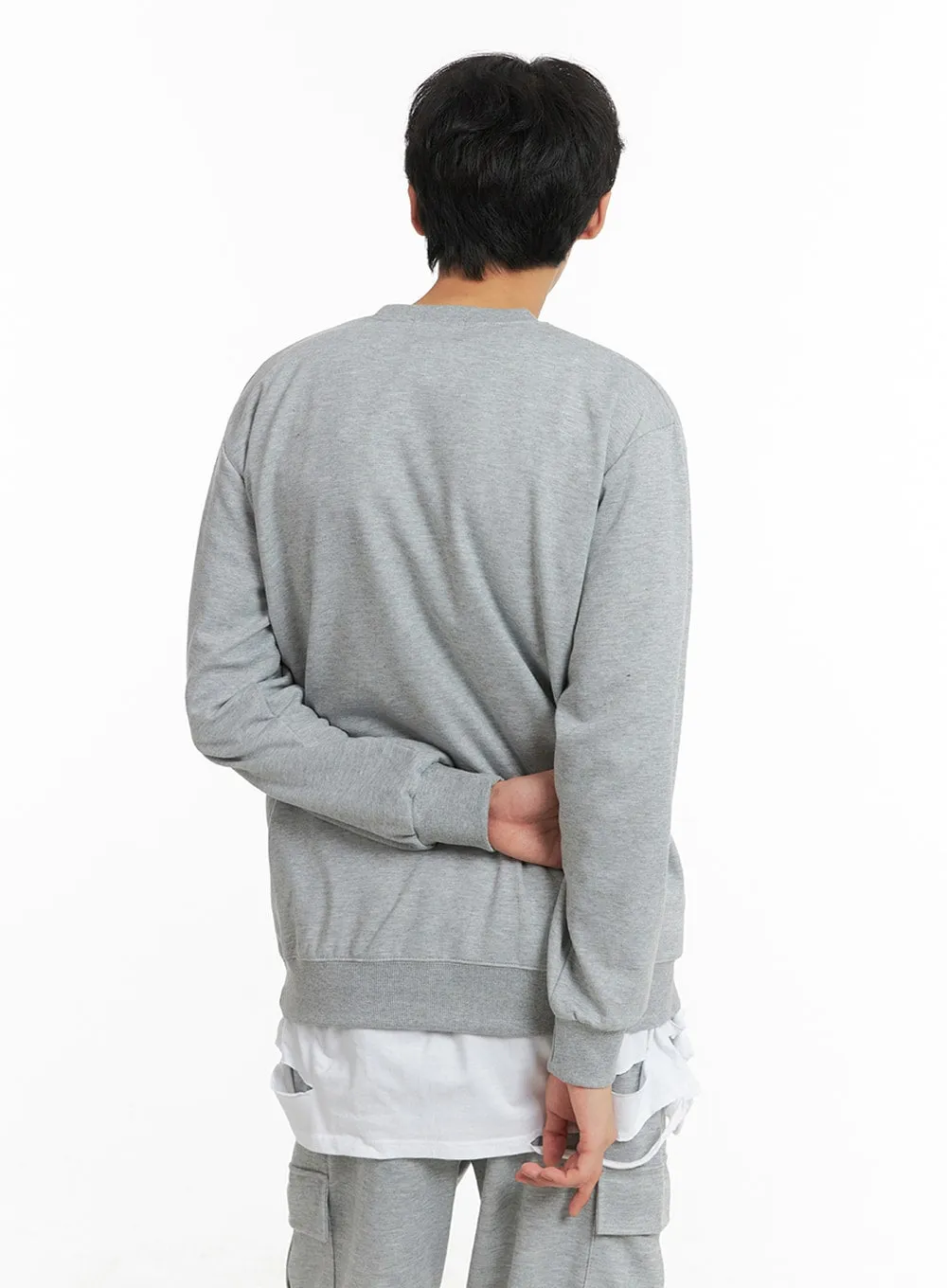 Basic Cotton Men's Sweatshirt IA401