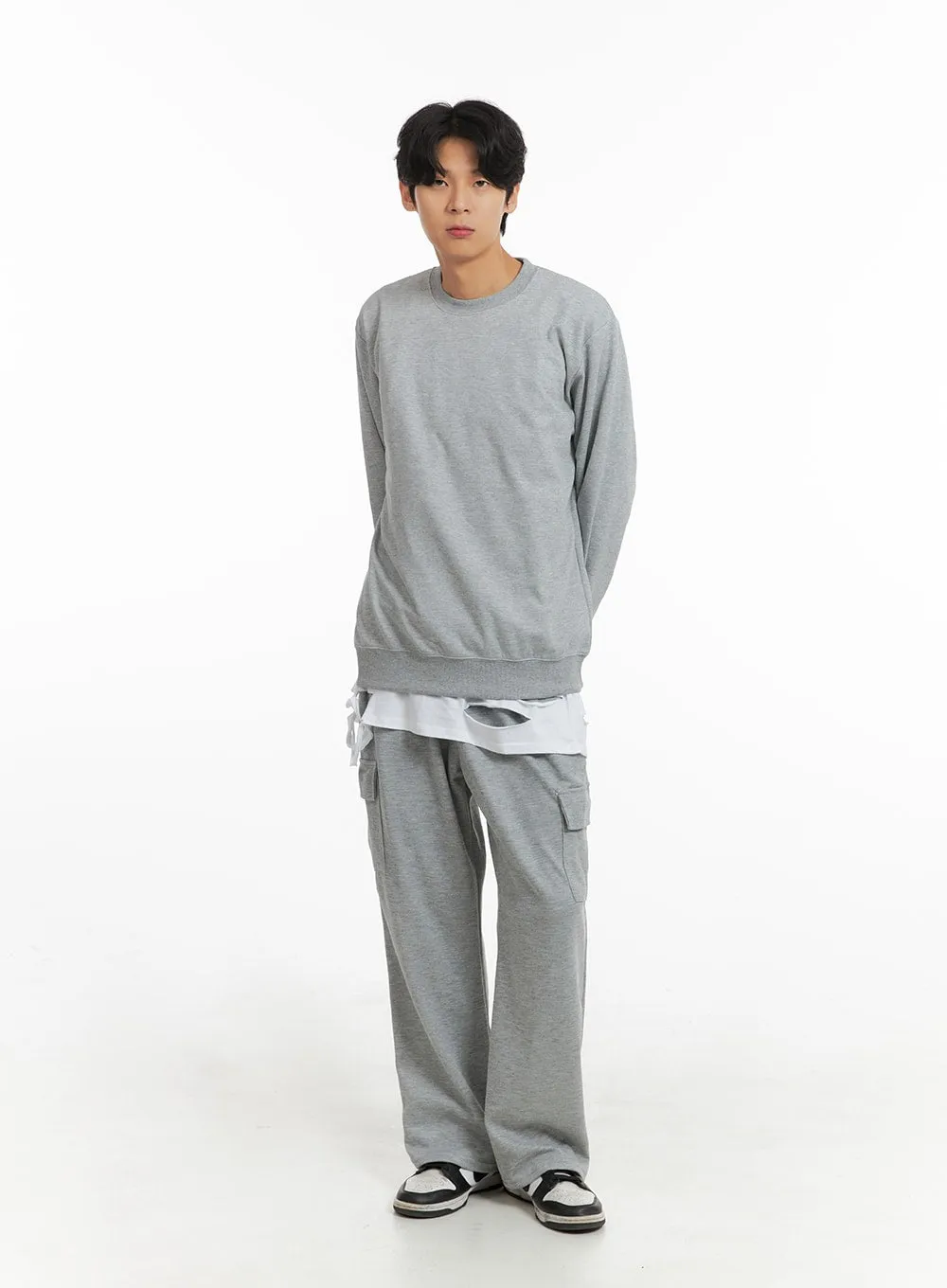 Basic Cotton Men's Sweatshirt IA401