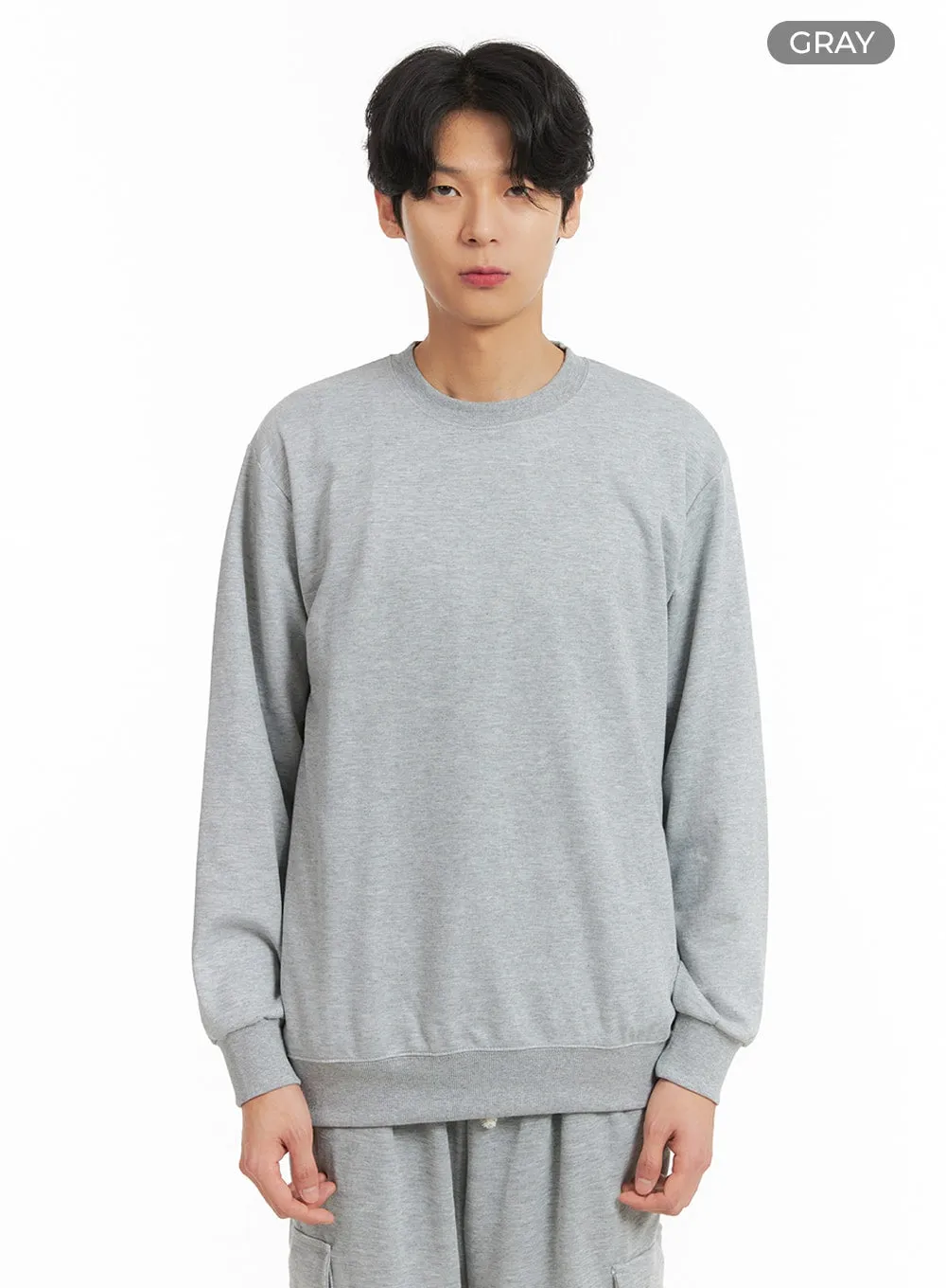 Basic Cotton Men's Sweatshirt IA401