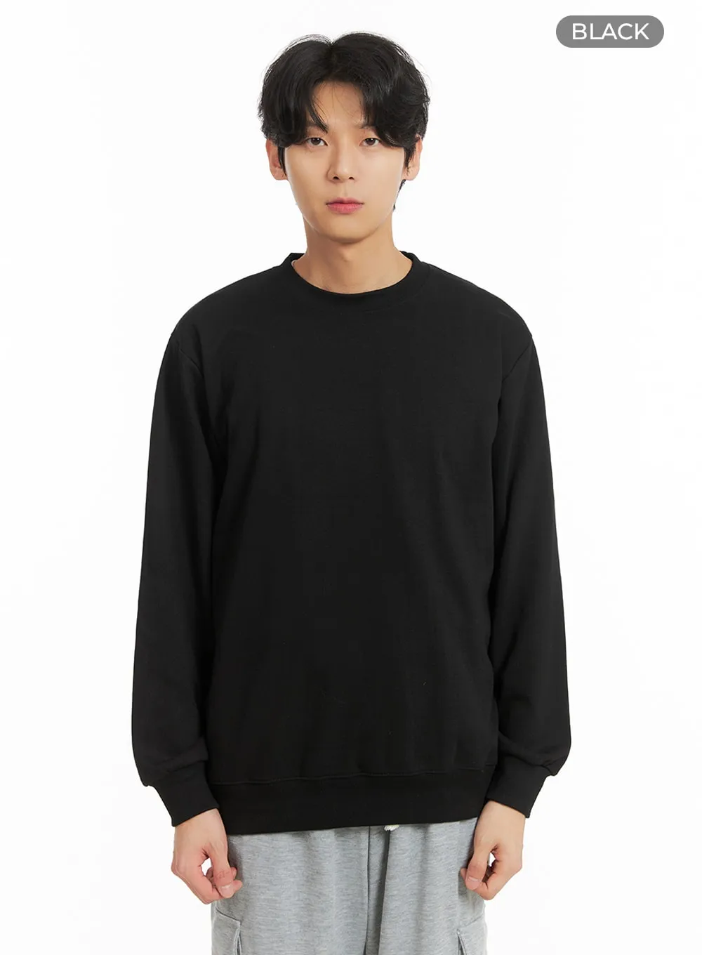 Basic Cotton Men's Sweatshirt IA401