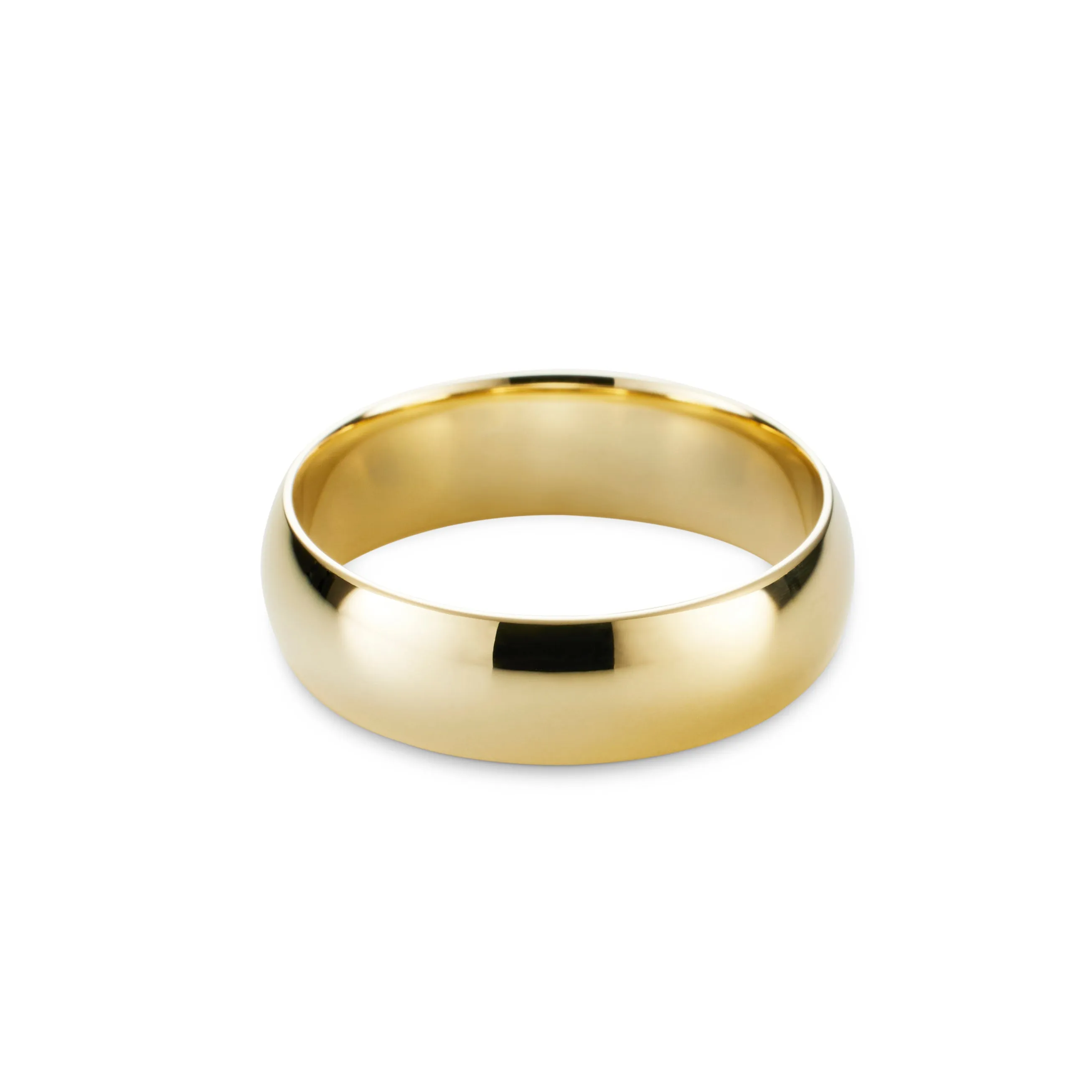 Classic Yellow Gold Ring for Men