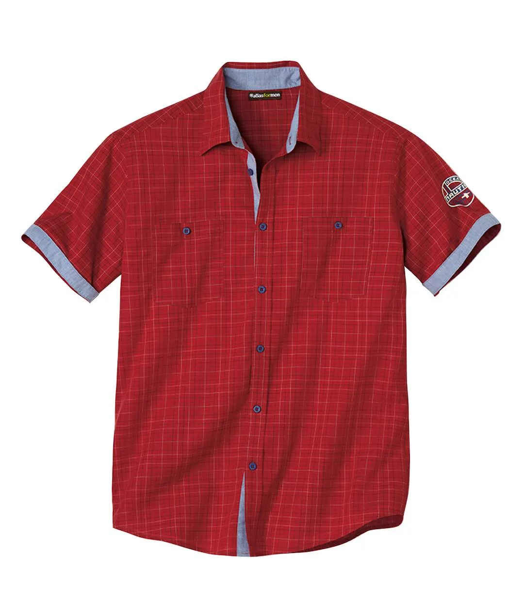 Men's Red Pilot Shirt